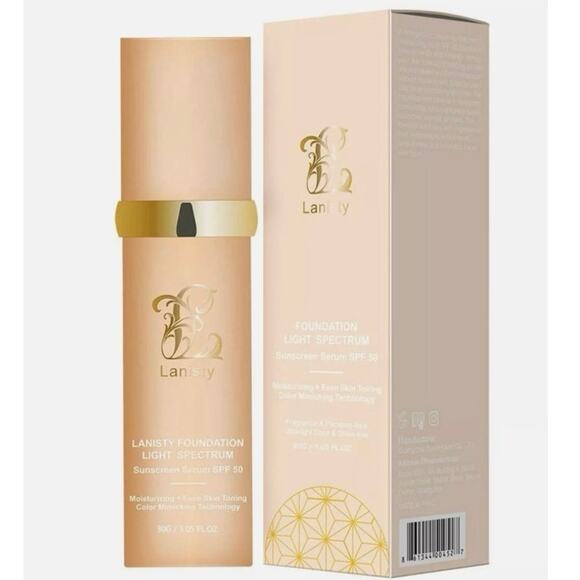 Lanisty 4-in-1 Color Changing Foundation SPF50 Concealer Moisturizer NEW VIRAL!! - Picture 1 of 15